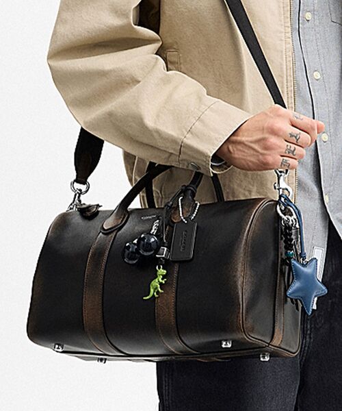 COACH（コーチ） ドラムバッグ コンパス バッグ 35・ラブド レザー