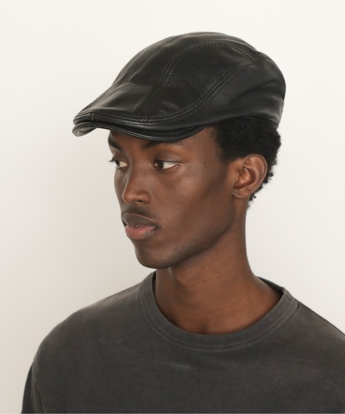 「schott」 ハンチング F ブラック メンズの画像