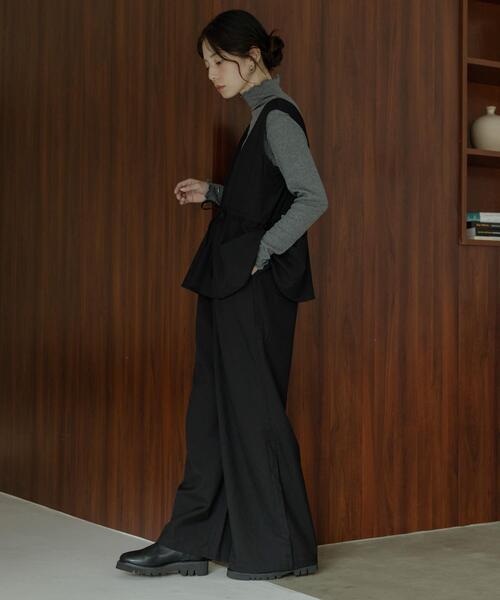 「URBAN RESEARCH Sonny Label」 オーバーオール 38 ブラック レディース_7