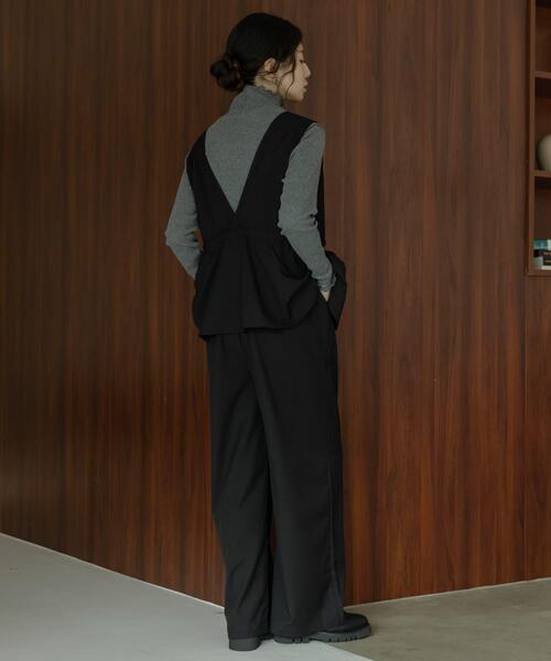 「URBAN RESEARCH Sonny Label」 オーバーオール 38 ブラック レディース_8