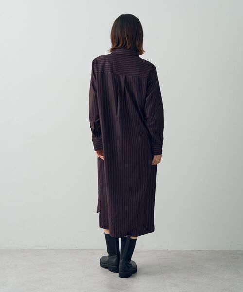 「YECCA VECCA」 シャツワンピース FREE ブラウン レディース_画像8