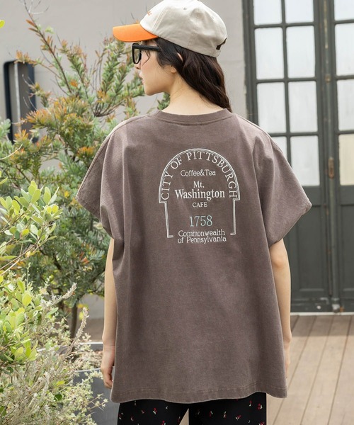 「niko and...」 半袖カットソー MEDIUM ブルー レディース_画像2