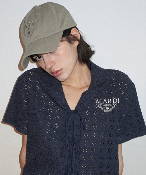 「Mardi Mercredi」 キャップ FREE カーキ レディース_画像7