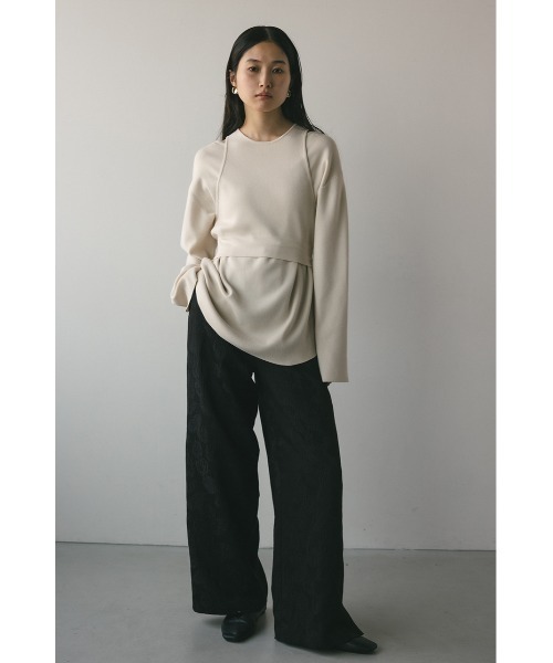 「STYLEMIXER」 パンツ MEDIUM ベージュ レディース_画像2