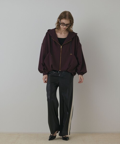 「GRACE CONTINENTAL」 ジップアップパーカー 36 ブラウン レディース_画像8