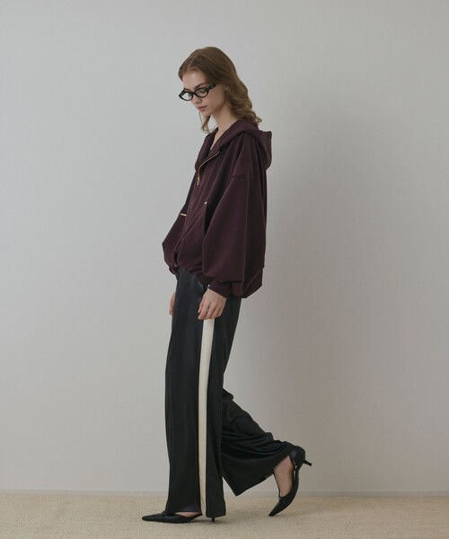 「GRACE CONTINENTAL」 ジップアップパーカー 36 ブラウン レディース_画像9