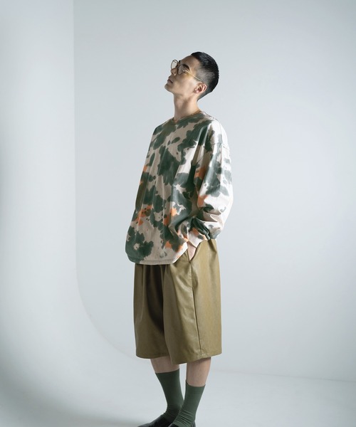 「Aphlotus」 長袖Tシャツ MEDIUM ネイビー メンズ_画像5