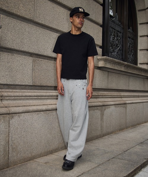kutir（クティール） ワイドパンツ スウェットパンツ ジャージ EYELET