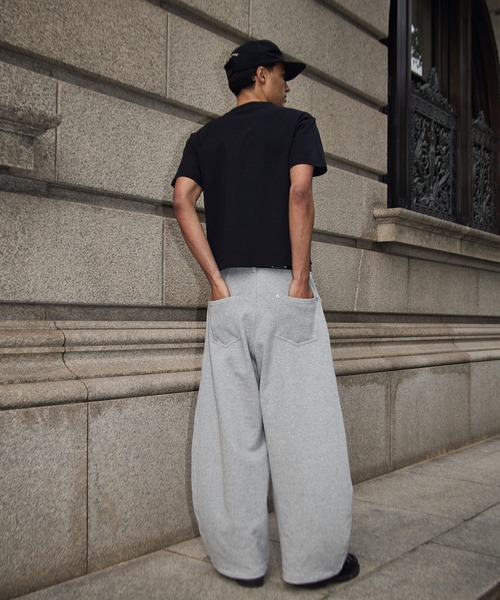 kutir（クティール） ワイドパンツ スウェットパンツ ジャージ EYELET