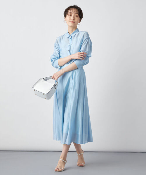 「NOLLEY'S Sophi」 長袖シャツ 38 ブラック レディース_画像8