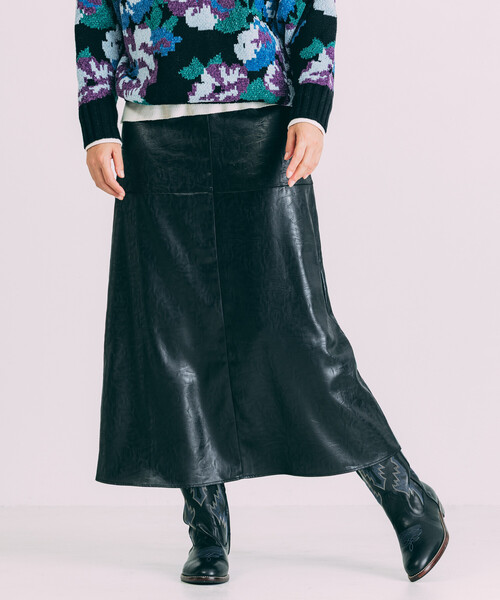 「Freada」 ロングスカート ONE SIZE ダークブラウン レディース_画像3