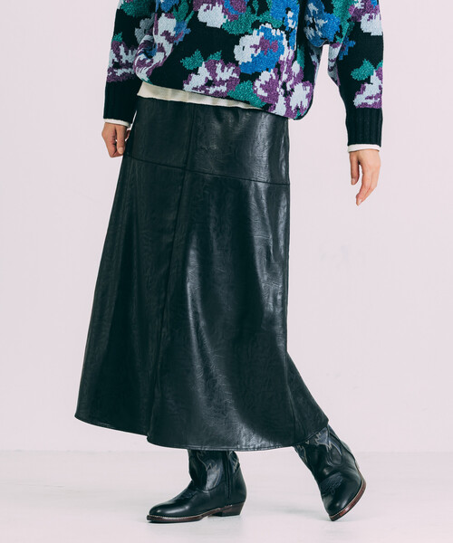 「Freada」 ロングスカート ONE SIZE ダークブラウン レディース_画像5