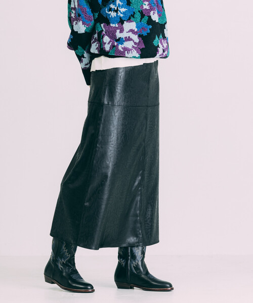 「Freada」 ロングスカート ONE SIZE ダークブラウン レディース_画像7