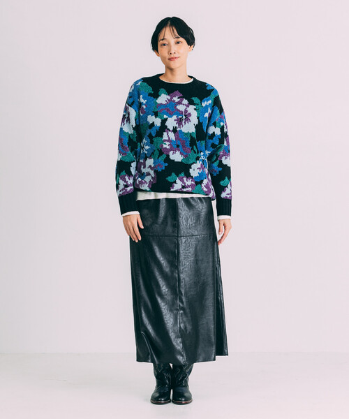 「Freada」 ロングスカート ONE SIZE ダークブラウン レディース_画像9