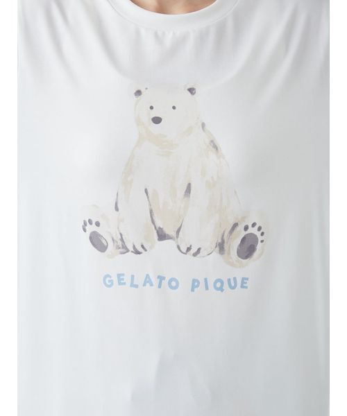 【新品】ジェラートピケ　シーアニマル　ラッコ柄プルオーバー&ショートパンツセット gelato pique（ジェラートピケ） パジャマ ルームウェア 「ONLINE限定