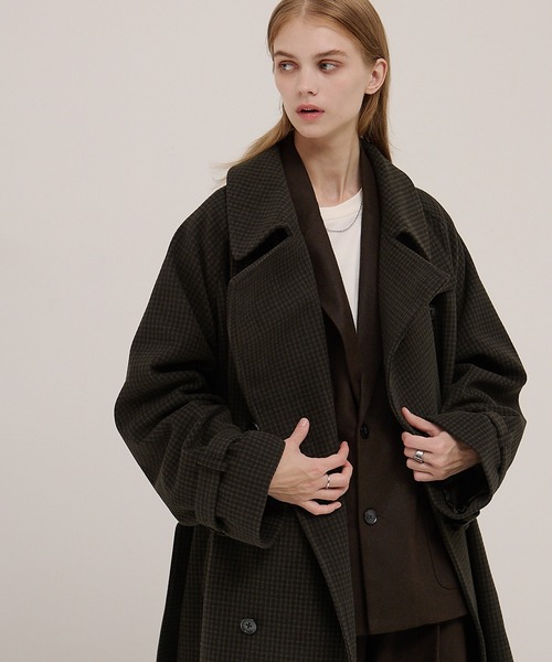 「EMMA CLOTHES」 トレンチコート M ベージュ メンズ_画像3