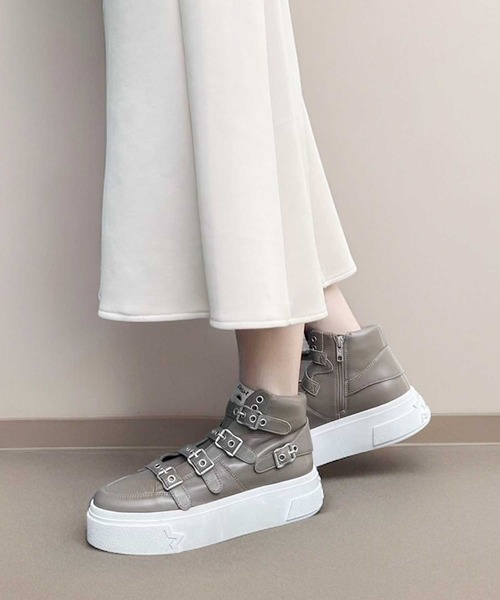 「ASH」 ハイカットスニーカー 37 ブラック レディース_画像9
