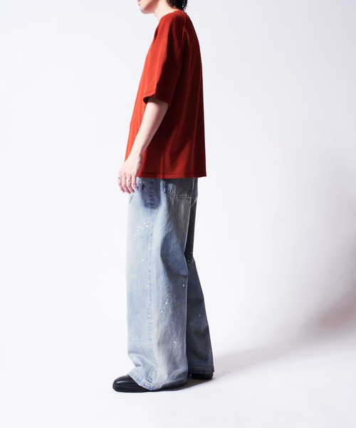 「Lui's」 半袖ニット S グレー メンズ_画像3