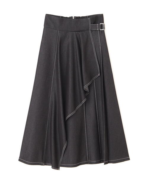 「JILL by JILL STUART」 フレアスカート MEDIUM ブラック レディース_画像2