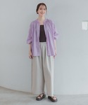 ワイドパンツ パンツ 「接触冷感・吸水速乾・U...の詳細画像3