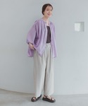 ワイドパンツ パンツ 「接触冷感・吸水速乾・U...の詳細画像4
