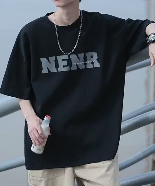 「NEW GENTLEMAN」 半袖Tシャツ M ネイビー メンズ_画像2