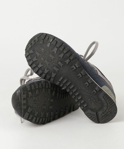 「New Balance」 ローカットスニーカー 24.5cm ネイビー メンズ_画像3
