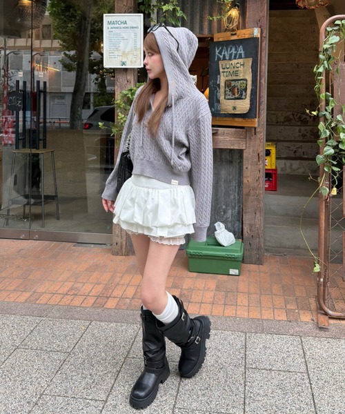 Ray Cassin（レイカズン） スカート 夏 ティアードバルーンミニ