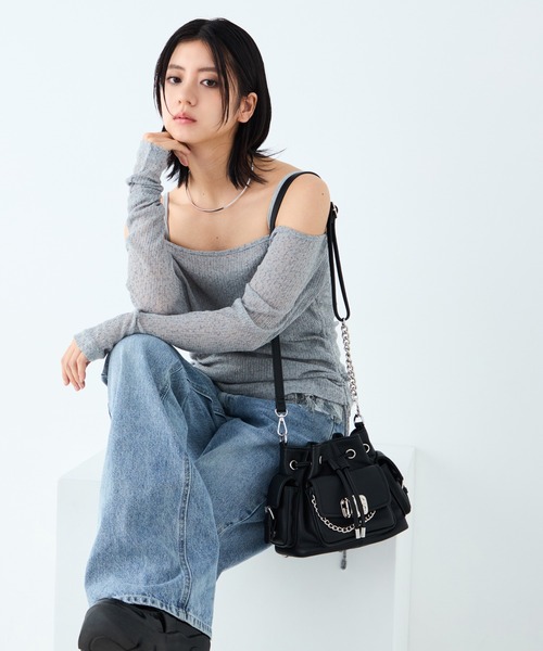 GYDAミニショルダーBAGブラック GYDA（ジェイダ） ショルダーバッグ バッグ ミニ 「WEB限定商品」GYDA
