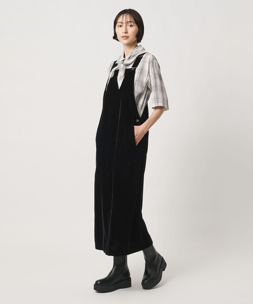 UNITED ARROWS ベルベット オーバーオール MN516 UNITED ARROWS（ユナイテッドアローズ） サロペット オーバーオール