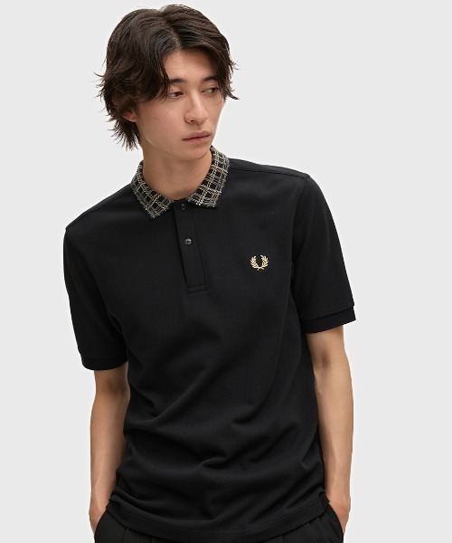 フレッドペリー ブラック ポロシャツ 新品 タグ付き FRED PERRY（フレッドペリー） ポロシャツ 半袖 「ZOZO ＆ ONLINESHOP