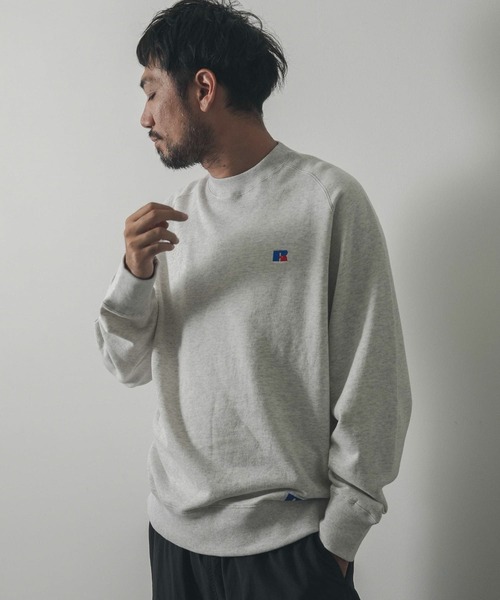 「Russell Athletic」 スウェットカットソー MEDIUM グリーン系その他 メンズ_画像9
