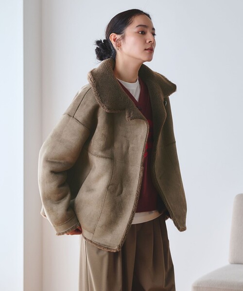 BEAUTY＆YOUTH UNITED ARROWS コート アウター 「WEB限定」ボア