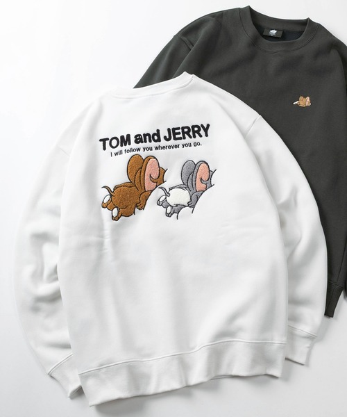 トレーナー スウェット 裏起毛 「71」「TOM＆JERRY/トムとジェリー 
