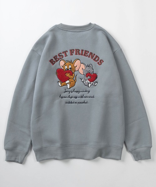 トレーナー スウェット 裏起毛 「71」「TOM＆JERRY/トムとジェリー