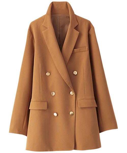 「BELLUNA PLUS」 「gracegalley」テーラードジャケット X-LARGE ネイビー レディース_画像2