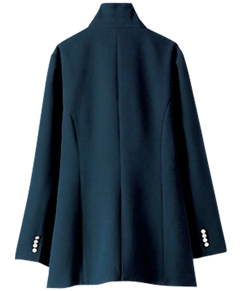 「BELLUNA PLUS」 「gracegalley」テーラードジャケット X-LARGE ネイビー レディース_画像5