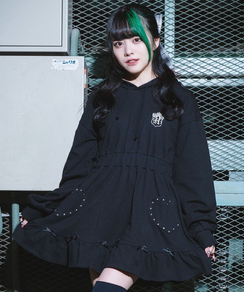 Hauls 長袖ワンピース FREE ブラック レディース : ZOZOTOWN Yahoo!店 