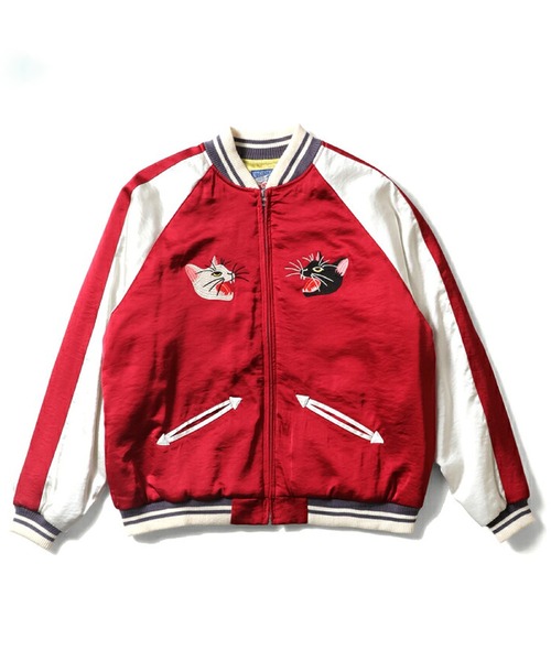 houstonスカジャン(cat) HOUSTON（ヒューストン） スカジャン スカジャン(CAT) レディース