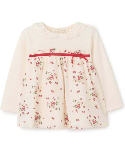 BURBERRY（バーバリー） 「KIDS」半袖ワンピース 18M レッド キッズ
