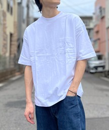 beta post ホワイト Tシャツ ブルーポケット　サイズ3(L相当) w_1_front_2000_1200x1200.png?v