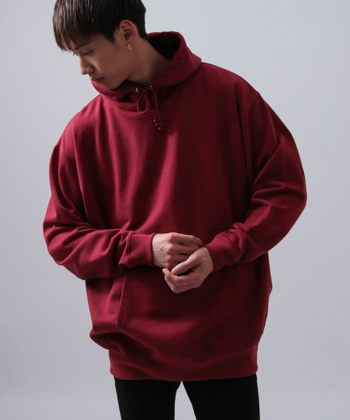 パーカー 2-「UA -ユナイテッドアスレ-」10oz SWEAT パーカー 無地/絶妙なワイドシルエット/オーバーサイズ プルオーバー パーカー /