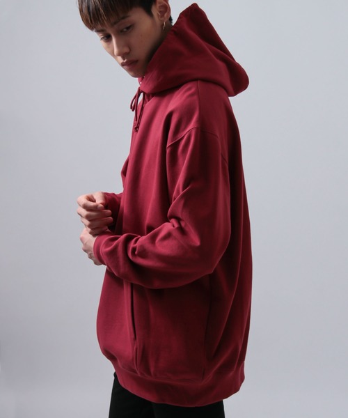 パーカー 2-「UA -ユナイテッドアスレ-」10oz SWEAT パーカー 無地/絶妙なワイドシルエット/オーバーサイズ プルオーバー パーカー /