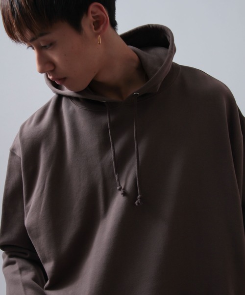 パーカー 2-「UA -ユナイテッドアスレ-」10oz SWEAT パーカー 無地/絶妙なワイドシルエット/オーバーサイズ プルオーバー パーカー /