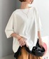 tシャツ 綿100%、さらり滑らか。華奢見せ、シンプルルーズプルオーバー レディース 関連画像2