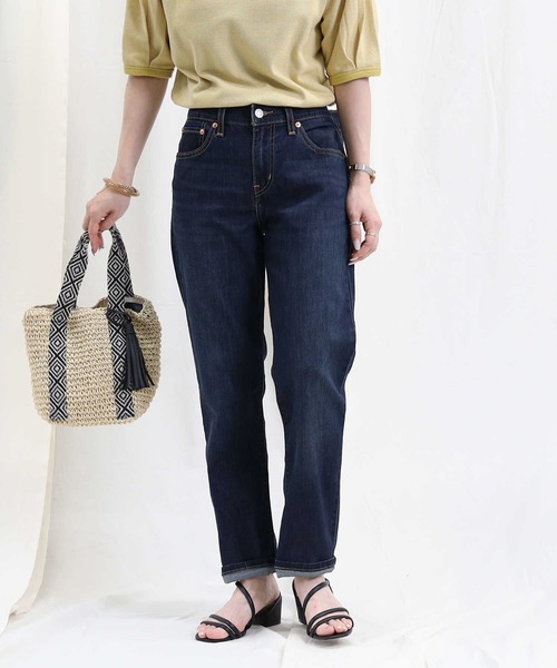 パンツ デニム ジーンズ 接触霊感 速乾性で夏でも快適 21年レディースファッション福袋 テーパードデニムパンツ Levi 039 S Cool