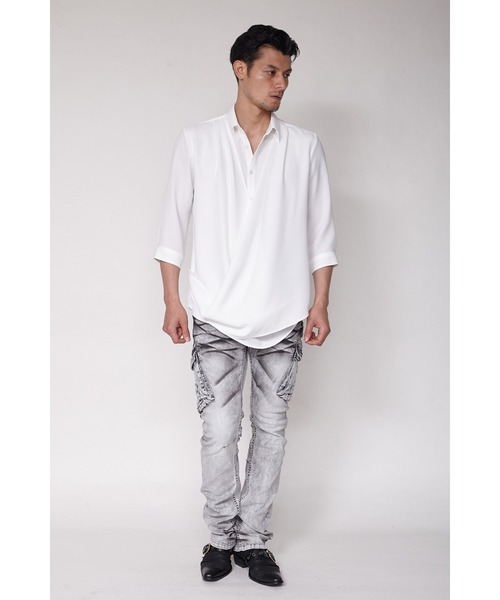 TORNADO MART シャツ MART∴ドレープシャツ メンズ : ZOZOTOWN Yahoo  