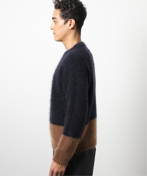 Corgi リブ編みジップアップセーター ネイビー Corgi × MAIDENS SHOP