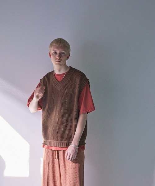 Iroquois セーター ニット 5G MESH MOLDED KNIT VS メンズ レディース 