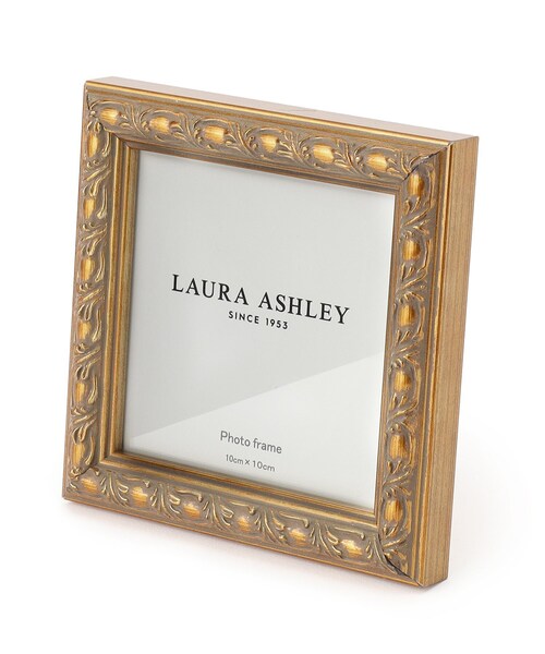 ローラアシュレイ 壁掛けフレーム 洋梨 ゴールドフレーム LAURA ASHLEY インテリア フォトフレーム 4×4 ゴールド